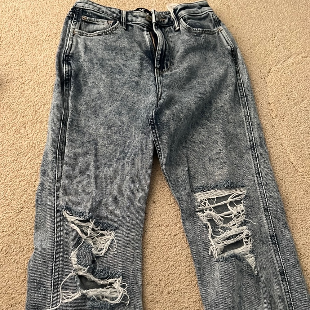 high rise mom jean